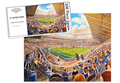 St James Park Stadium Fine Art Jigsaw Puzzle - Newcastle United FC